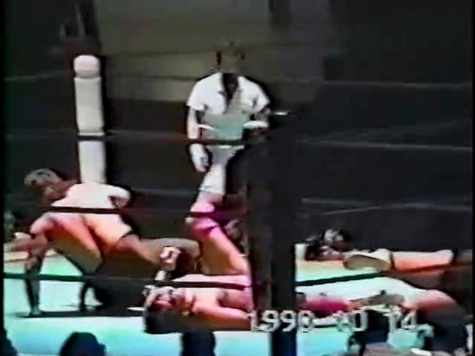 Riki Choshu, Shinya Hashimoto vs. Keiji Muto, Masahiro Chono (1990.10.14)