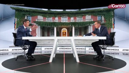 El cara a a cara Sánchez-Feijoó, el de menos audiencia de los siete celebrados