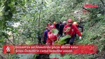 Giresun'da sel felaketi 1 can aldı