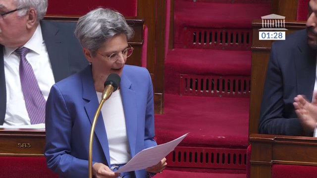 En réponse à la liste des policiers morts en service réalisée par Gérald Darmanin à l'Assemblée, Sandrine Rousseau énumère les victimes des actions policières