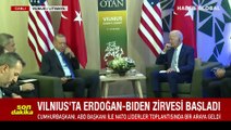 Erdoğan-Biden görüşmesi başladı