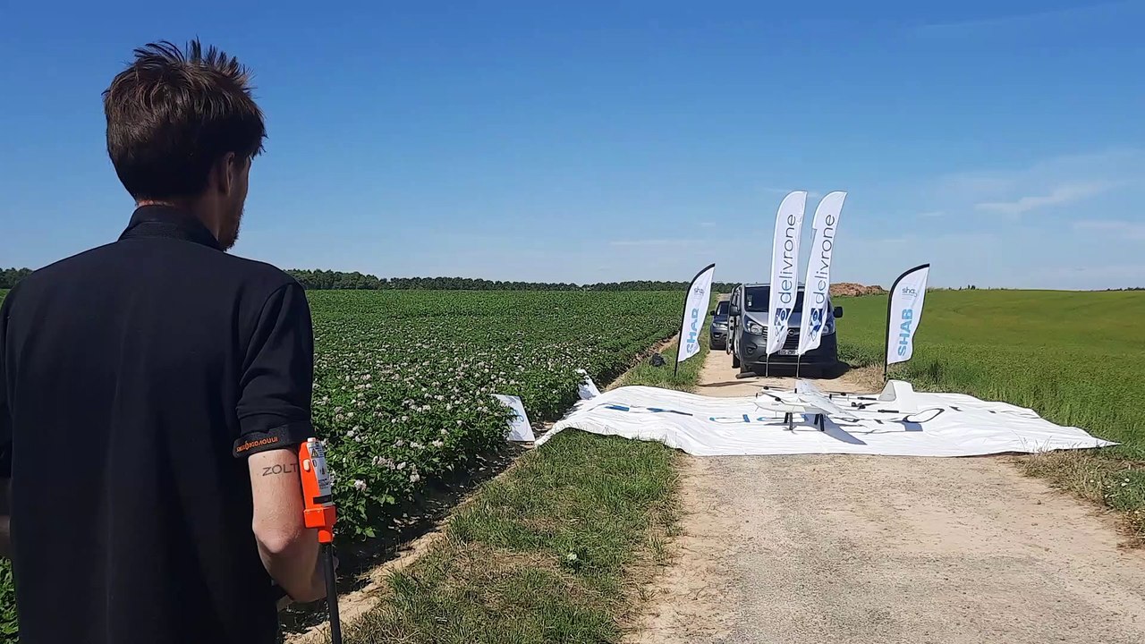Test vol drones échantillons biologiques