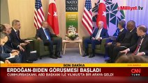 Cumhurbaşkanı Erdoğan, ABD Başkanı Biden bir araya geldi