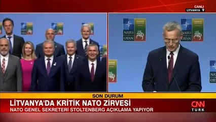 Stoltenberg: Ukrayna'yı NATO'ya yakınlaştıracağız