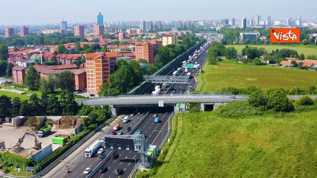 Ecco come funziona la quarta corsia dinamica aperta sull'A4, tra Cormano e Viale Certosa