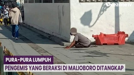 Descargar video: Pura-Pura Lumpuh Pengemis yang Beraksi di Malioboro Ditangkap