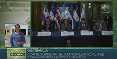 Corte Suprema de Justicia guatemalteca aprueba oficialización de resultados electorales