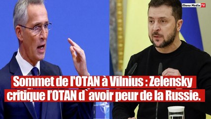 Zelensky critique l'OTAN pour son manque de décision face à la Russie.