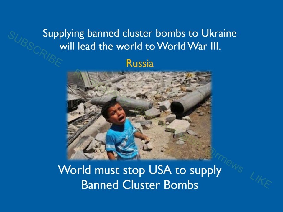 cluster bomb supply to ukraine Tw mp4
