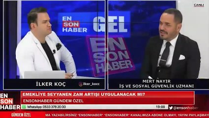 Mert Nayır, emekli maaşlarına seyyanen zamla ilgili soruları yanıtladı