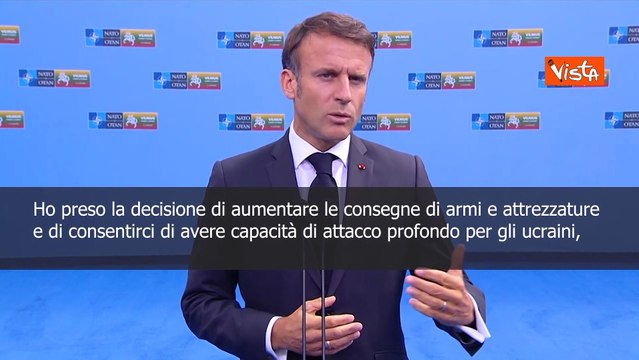 Macron: Invieremo all'Ucraina missili a lungo raggio