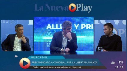 Mauro Reyes, precandidato a concejal por La Libertad Avanza en Allica y Prieta a las 12