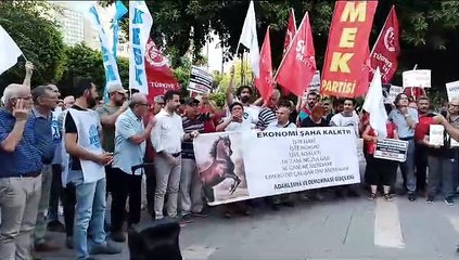 Zam protestosunda bir emeklinin isyanı: 'Ayın yarısından sonra aç kalıyorum, hayatımdan bıktım'
