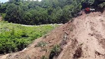 Heyelan sebebiyle kapanmıştı! Bolu Dağı Tüneli dronla görüntülendi