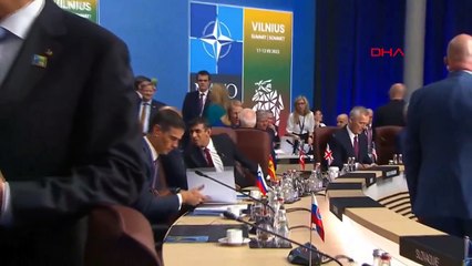 Cumhurbaşkanı Erdoğan, NATO Liderler Zirvesi'nin ilk oturumuna katıldı