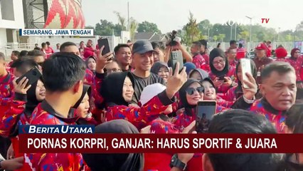 Pornas Korpri ke-16, Ganjar Beri Pesan Khusus ke Atlet: Harus Sportif dan Juara!