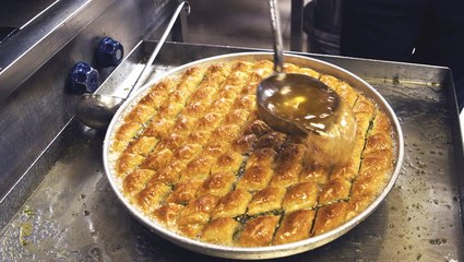How 20,000 pieces of baklava are handmade every week in Gaziantep, Turkey