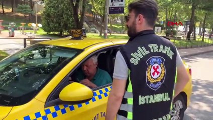 Contrôle de la circulation à Beşiktaş : taxis et véhicules civils pénalisés