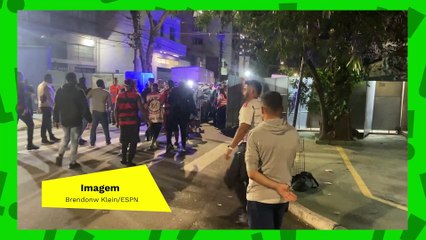 Invasão dos palmeirenses ao setor visitante