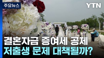 '결혼자금 증여세 공제' 저출생 대책 될까?...청년 생각 들어보니 / YTN