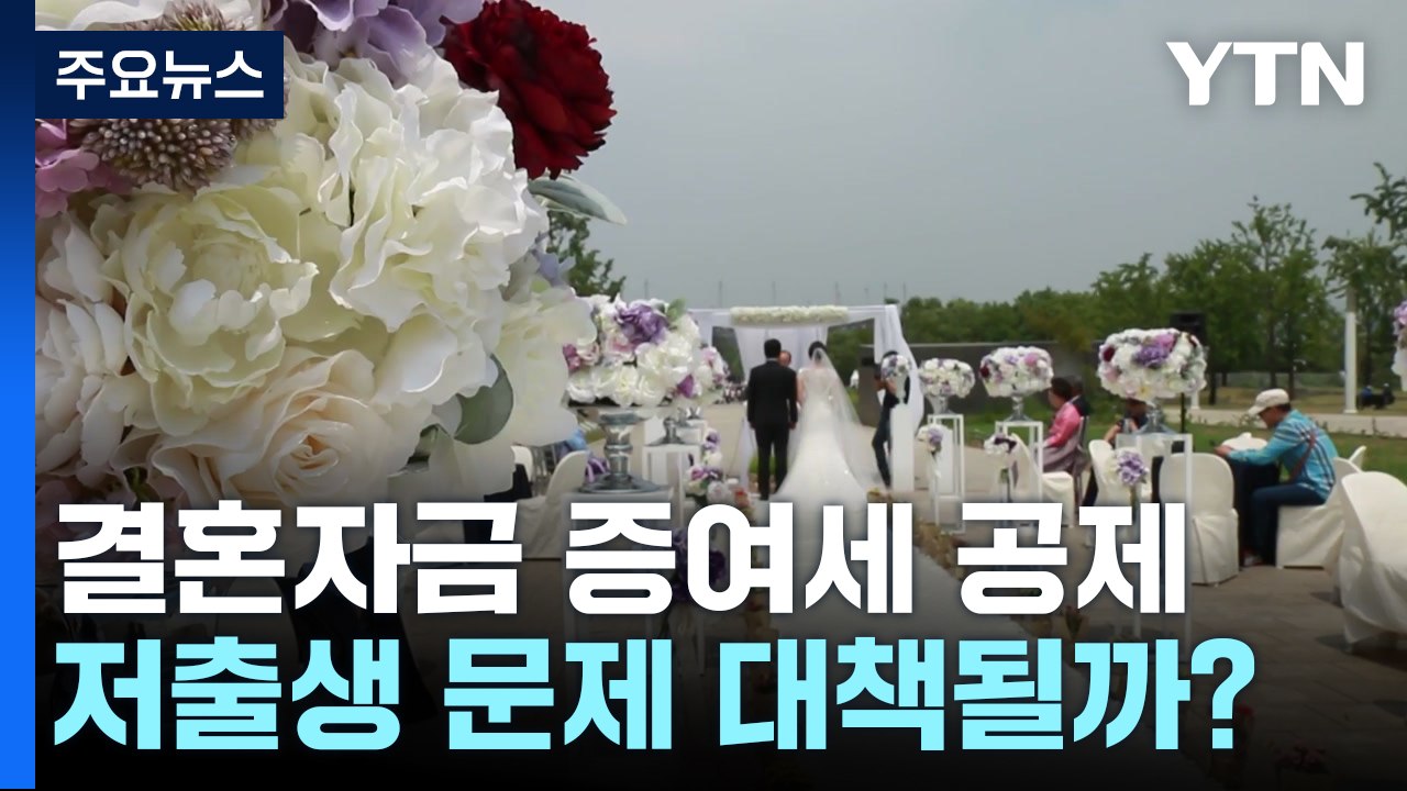 '결혼자금 증여세 공제' 저출생 대책 될까?...청년 생각 들어보니 / YTN