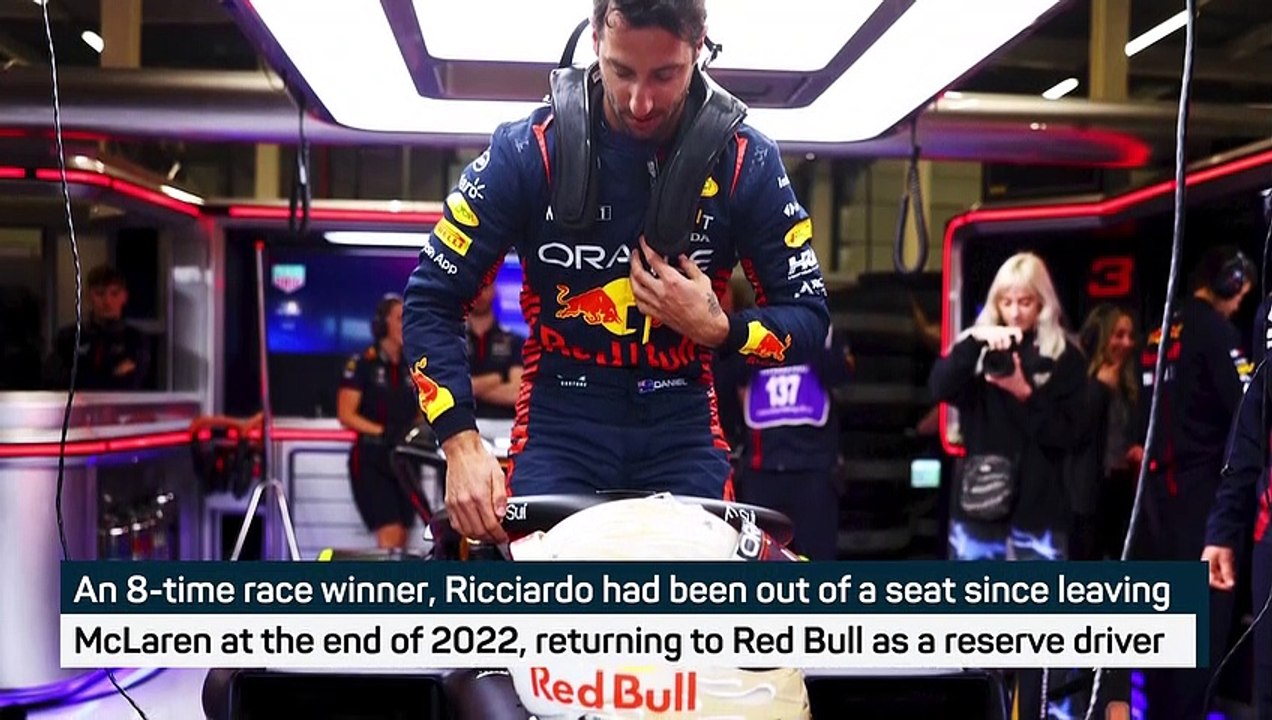 MOTORSPORT: F1: Ricciardo replaces De Vries at AlphaTauri