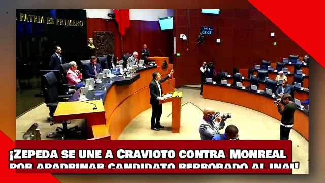 ¡VEAN! ¡El merolico Zepeda se une a Cravioto vs. Monreal por apadrinar candidato reprobado al INAI!