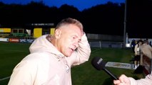 Crawley Town boss Scott Lindsey's reaction to 2-1 friendly win over East Grinstead Town