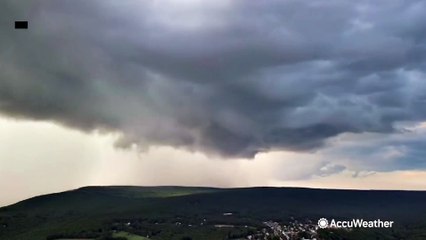 Stunning time-lapse of summer storm