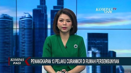 Polisi Gerebek Lokasi Persembunyian Pencuri Motor di Depok, 13 Pelaku Ditangkap!