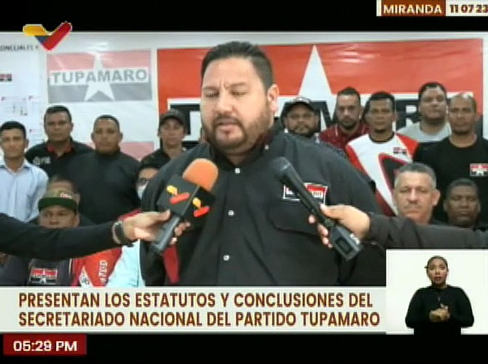 Tupamaro fortalece sus estructuras y ratifica su apoyo a la Revolución Bolivariana