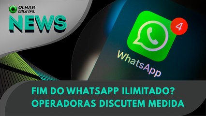 Ao Vivo | Fim do WhatsApp ilimitado? Vivo, Tim e Claro discutem medida | 11/07/2023 | #OlharDigital