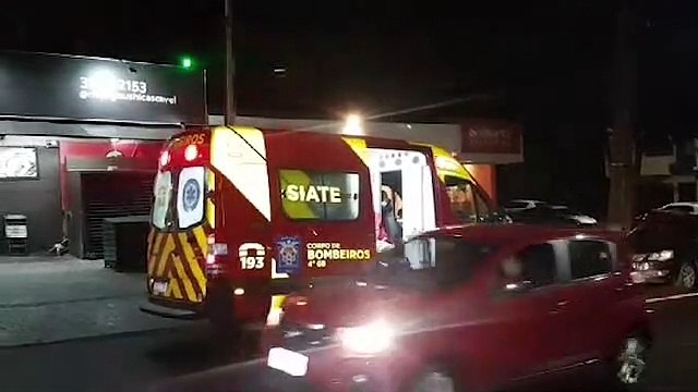 Ciclista sofre queda na Rua Fortaleza e fica ferido