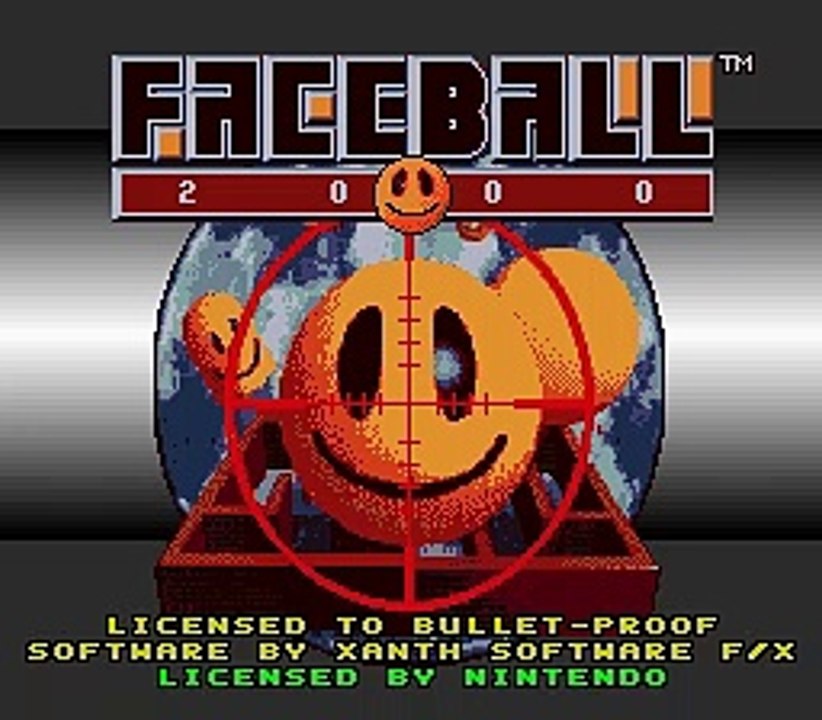 Faceball 2000 online multiplayer - snes