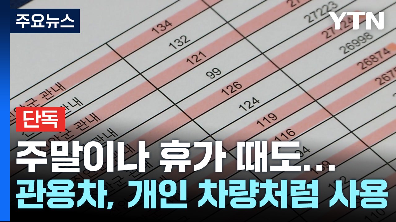 [단독] 소방서 관용차 사적 유용한 진안소방서장 '직위해제' / YTN