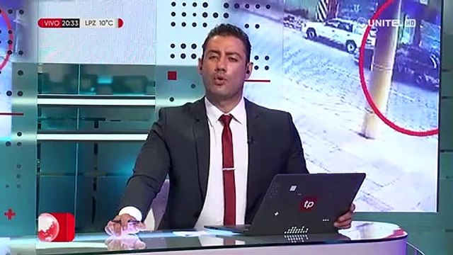 Cámaras captan el robo de herramientas de un vehículo estacionado en pleno centro cruceño