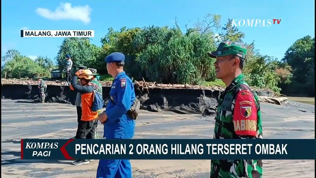 Hari ke-5 Pencarian Mahasiswa Hanyut di Pantai Malang: 2 Orang Belum Ditemukan