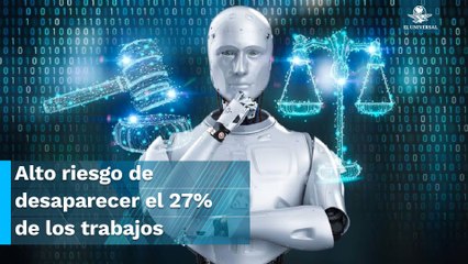 Podrían desaparecer 1 de cada 4 trabajos con Inteligencia Artificial: OCDE