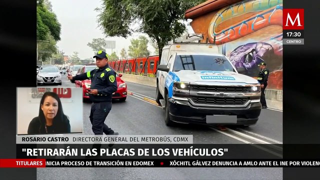 ¿Cómo se está trabajando para evitar la invasión del carril del Metrobús en la CdMx?