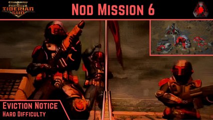 How to Beat C&C Tiberian Sun Nod Mission 6: Eviction Notice - Hard - HD
