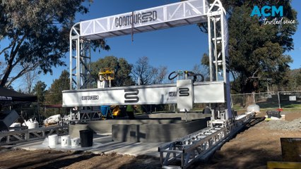 Regional council enlists 3D printer to build new toilet block