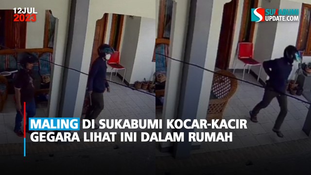 Maling di Sukabumi Kocar-kacir Gegara Lihat Ini Dalam Rumah