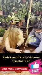 Rakhi Sawant Funny Video on Tomatos Price Viral Masti Bollywood