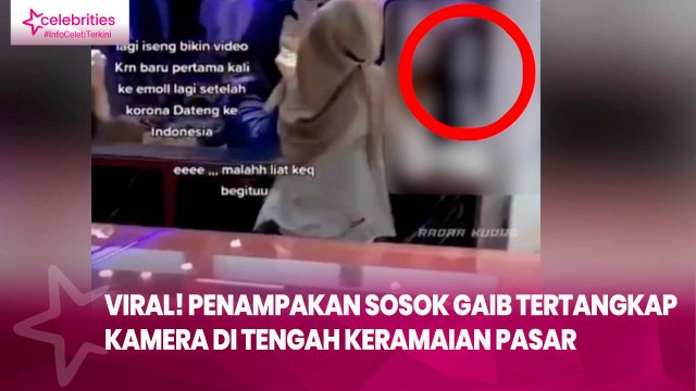 Viral! Penampakan Sosok Gaib Tertangkap Kamera di Tengah Keramaian Pasar
