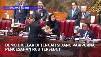 Puan Ungkap Alasan Pimpinan DPR Tak Temui Pendemo RUU Kesehatan
