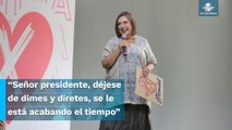 Xóchitl Gálvez denuncia a AMLO por violencia política de género