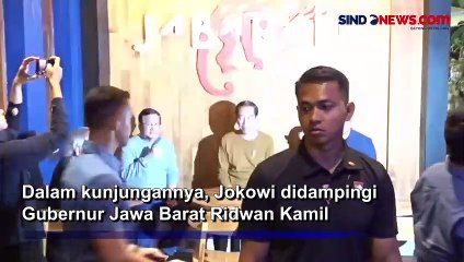 Usai Resmikan Tol Cisumdawu, Presiden Ngopi di Pasar Kreatif Jawa Barat