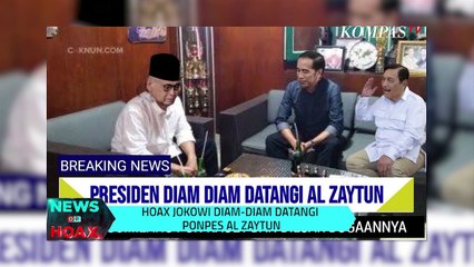 Jokowi Datangi Al Zaytun Secara Diam-Diam | NEWS OR HOAX