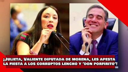 ¡VEAN! ¡Valiente diputada de morena les apesta la fiesta a los corruptos Lencho y ‘Don Porfirito’!-1