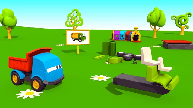 Leo il Camion Curioso - come fare il camion della spazzatura